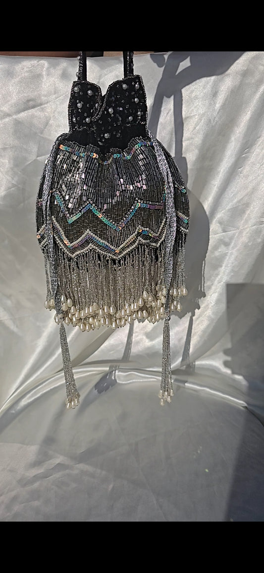 Dreamy Beaded Clutch bag