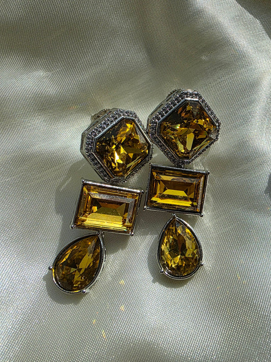 Noora Crystal Drop Earrings