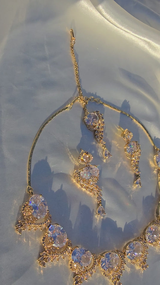 Crystal and Gold Dream set
