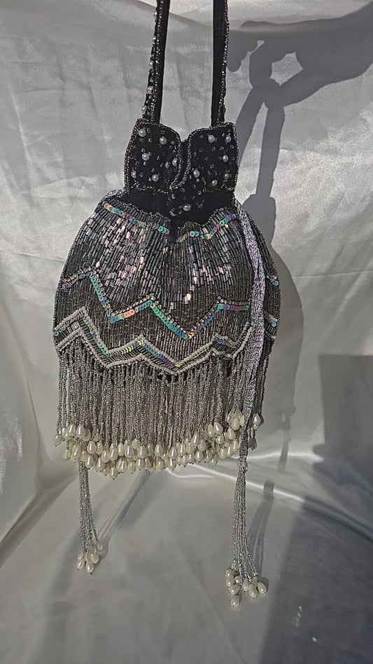 Dreamy Beaded Clutch bag