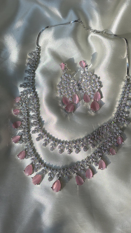 Khanoor Rosé Cascade Set