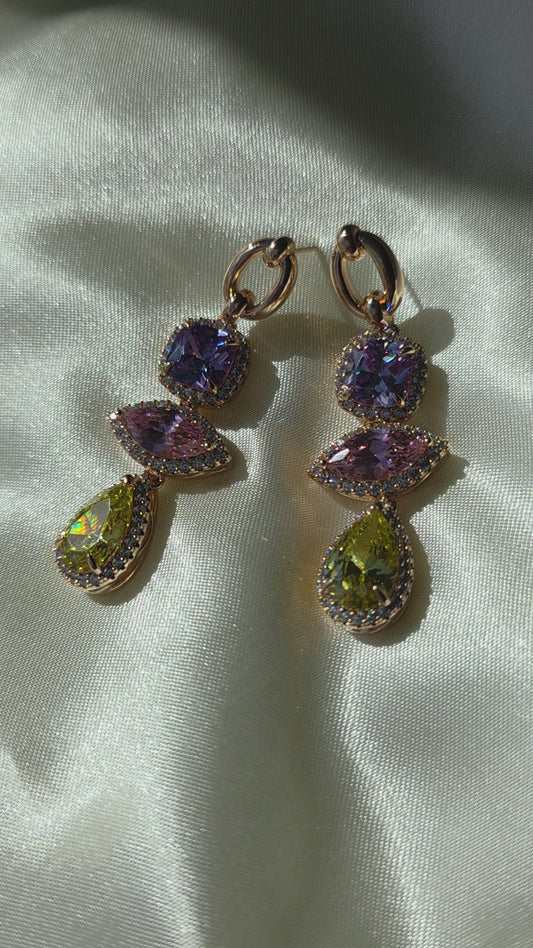 Aurora Prism Drop Earrings