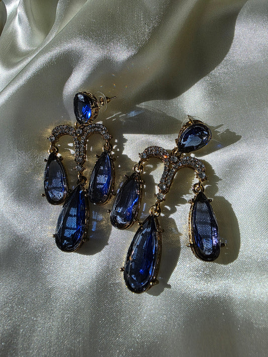 Crystal Cascade Earrings