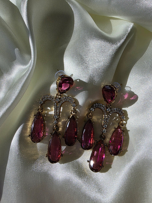 Crystal Cascade Earrings