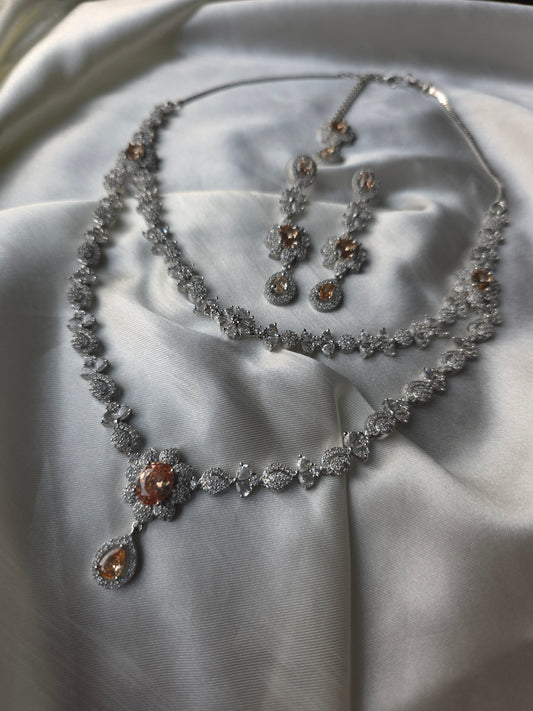 Champagne Glow Statement Set