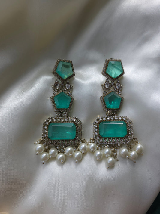 Mint Royale Chandelier Earrings