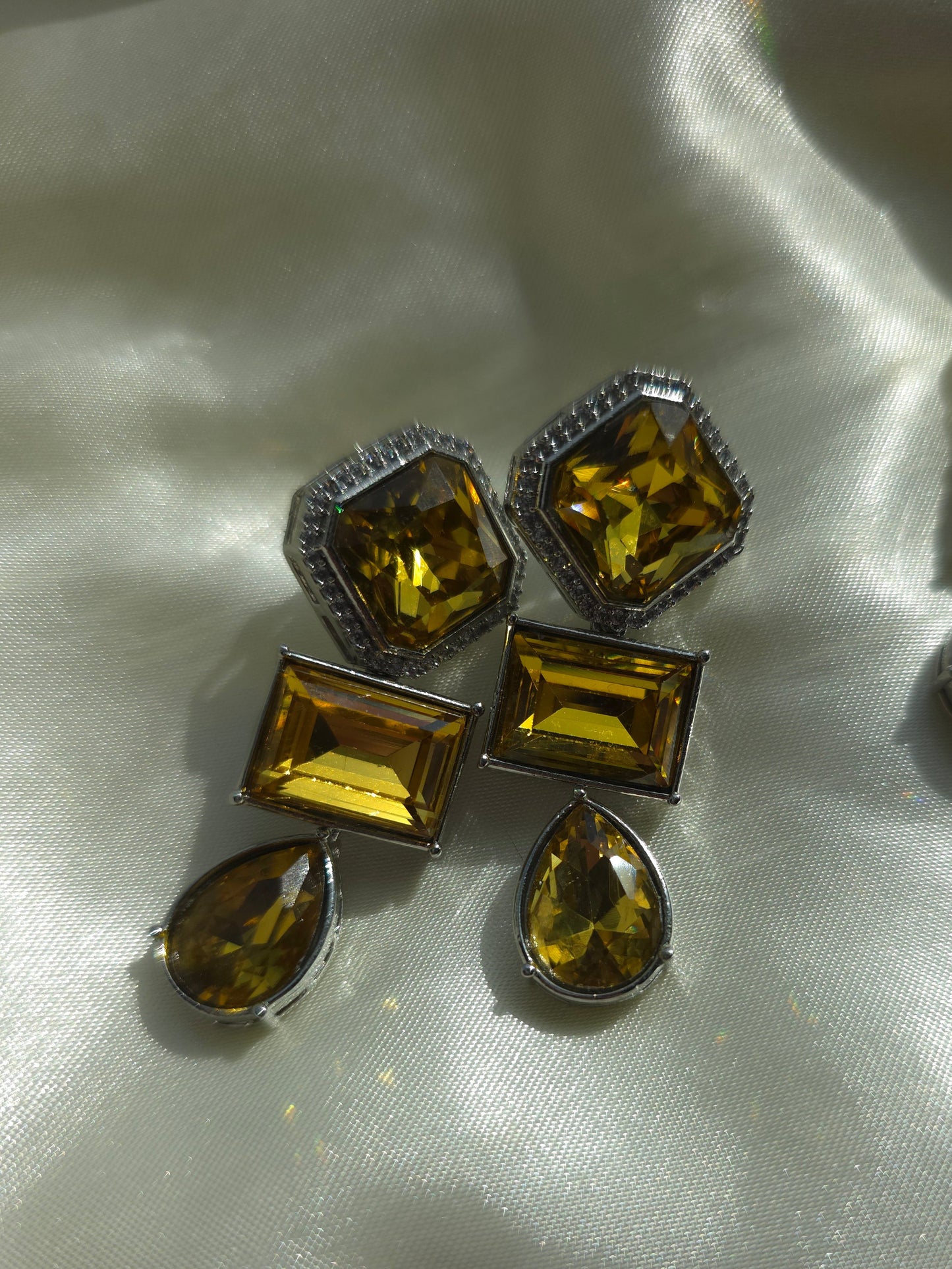 Noora Crystal Drop Earrings